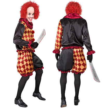 "HORROR-CLOWN" (Oberteil, Halskrause, Hose) – Ansicht 3
