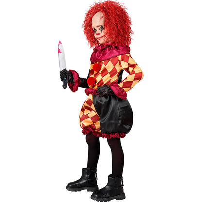 "HORROR-CLOWN" (Oberteil, Halskrause, Hose) – Ansicht 3