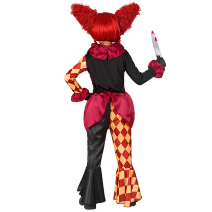 "HORROR-CLOWN" (Oberteil, Halskrause, Hose) – Ansicht 3