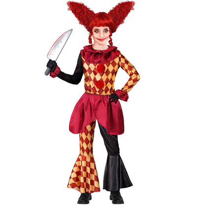 "HORROR-CLOWN" (Oberteil, Halskrause, Hose) – Ansicht 4