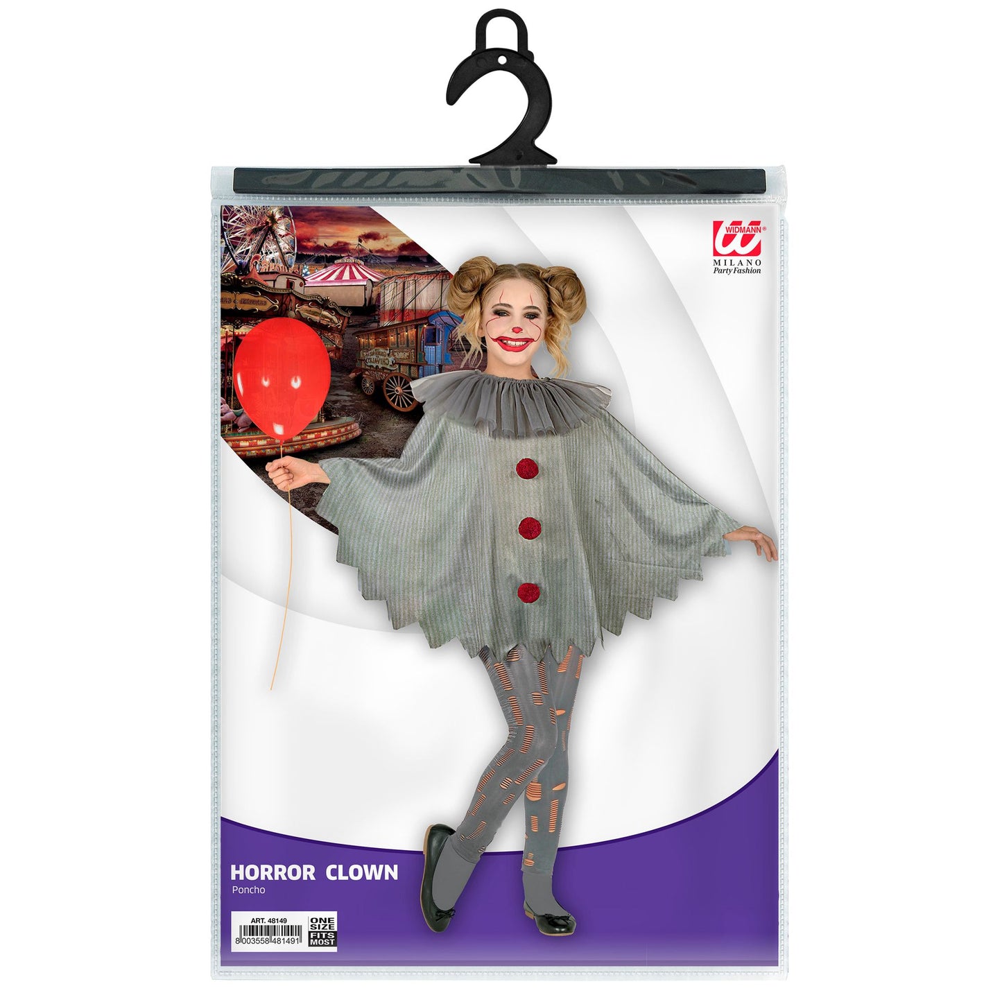 "HORROR CLOWN" (Poncho) – Ansicht 5