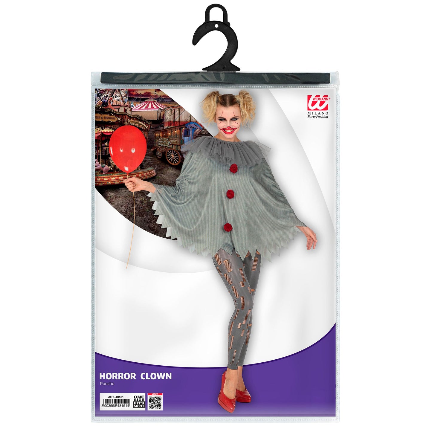 "HORROR CLOWN" (Poncho) – Ansicht 5