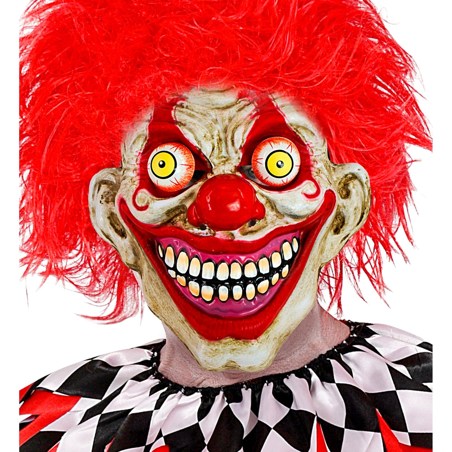 "HORROR CLOWNSMASKE MIT WACKELAUGEN" – Ansicht 4