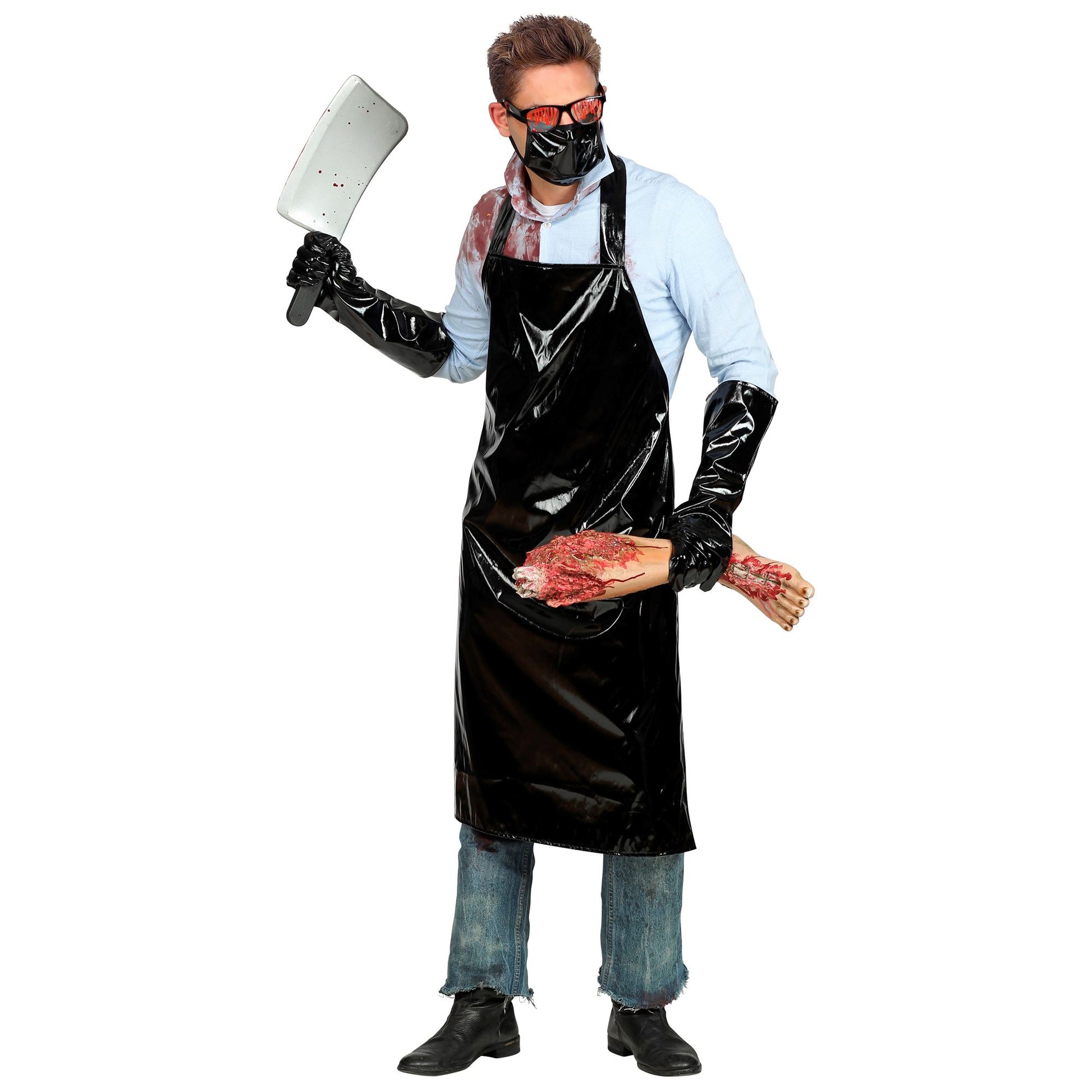 "HORROR FLEISCHER" (Schürze, Handschuhe, Mundschutz) – Ansicht 3