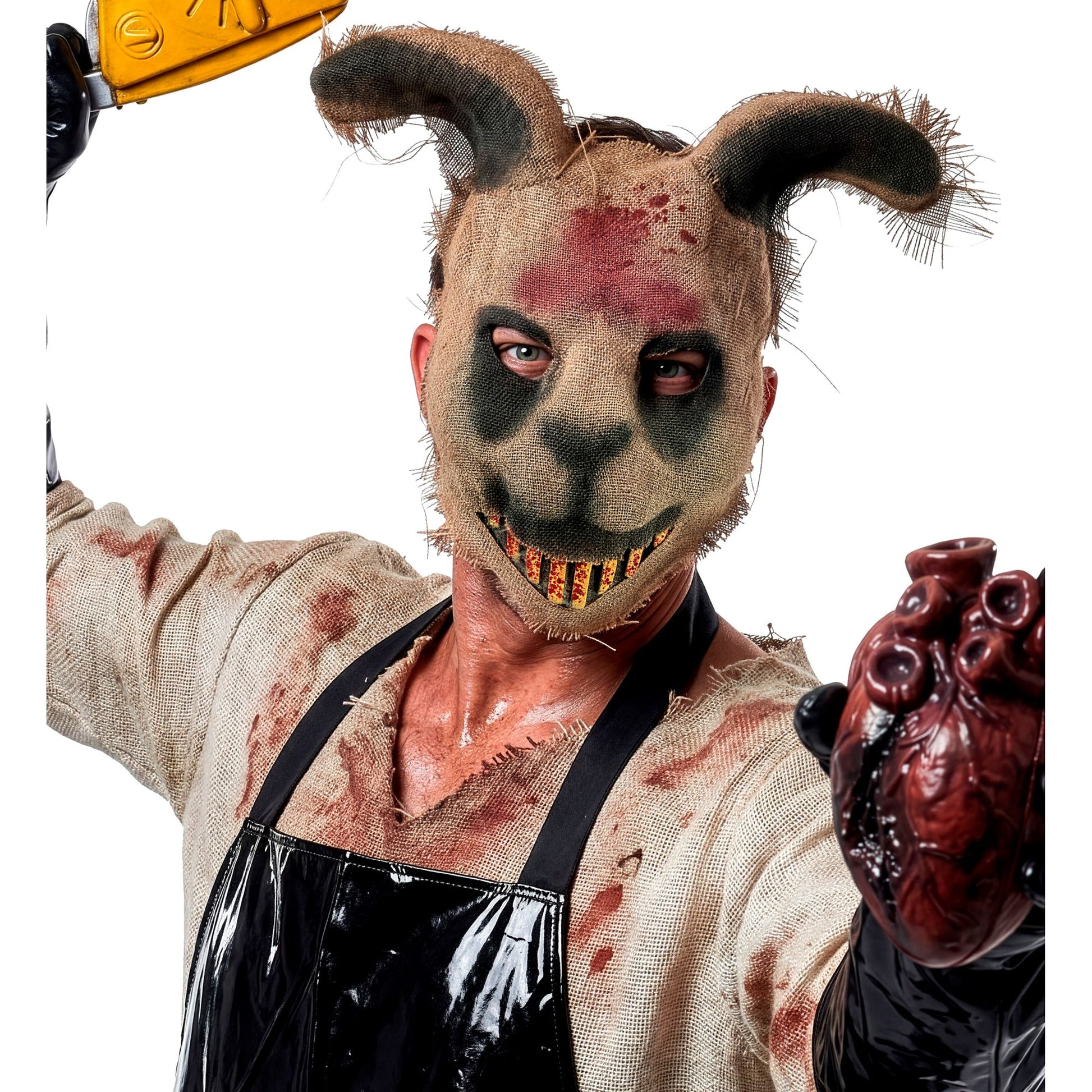 "HORROR HASENMASKE AUS PLASTIK & STOFF" – Ansicht 5