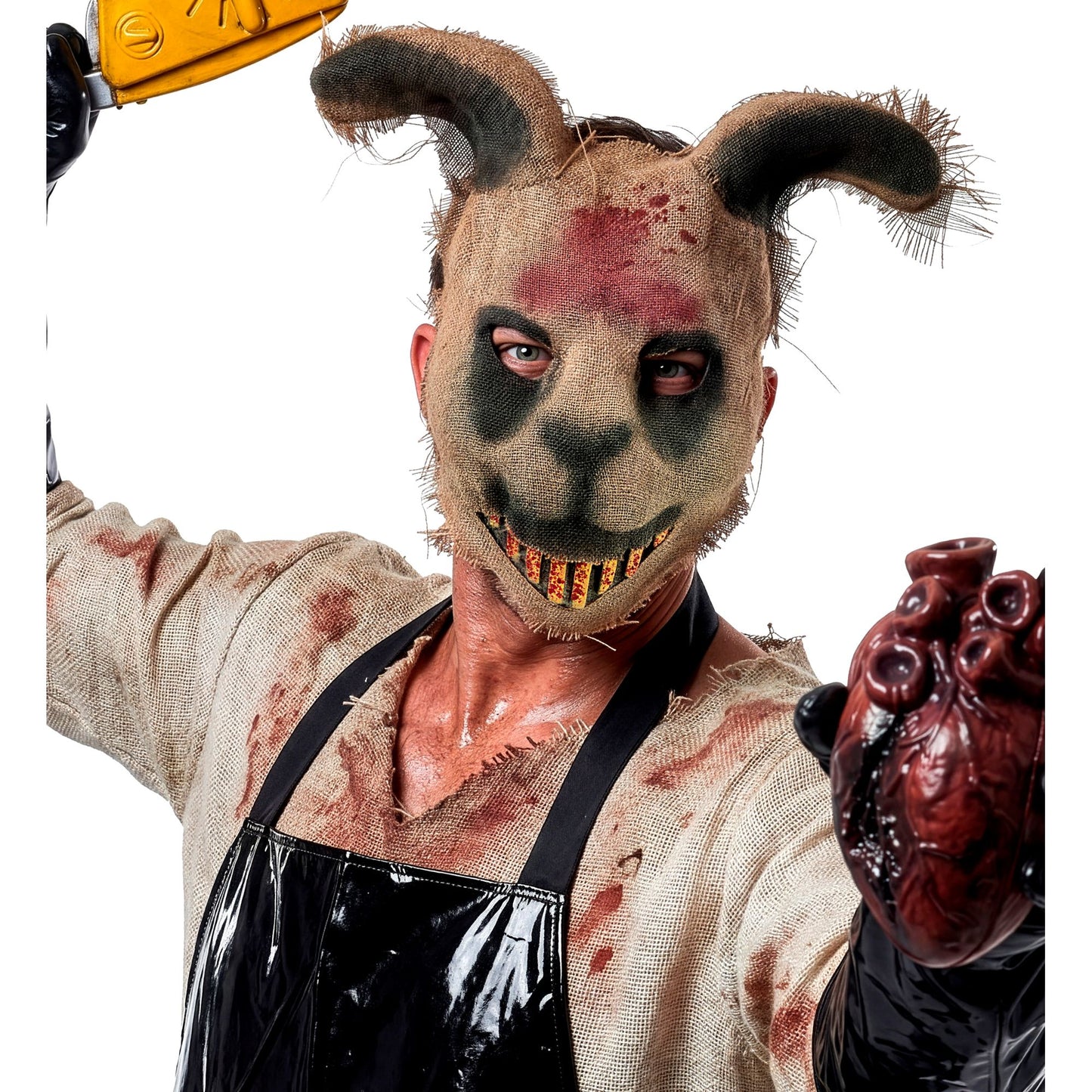 "HORROR HASENMASKE AUS PLASTIK & STOFF" – Ansicht 6