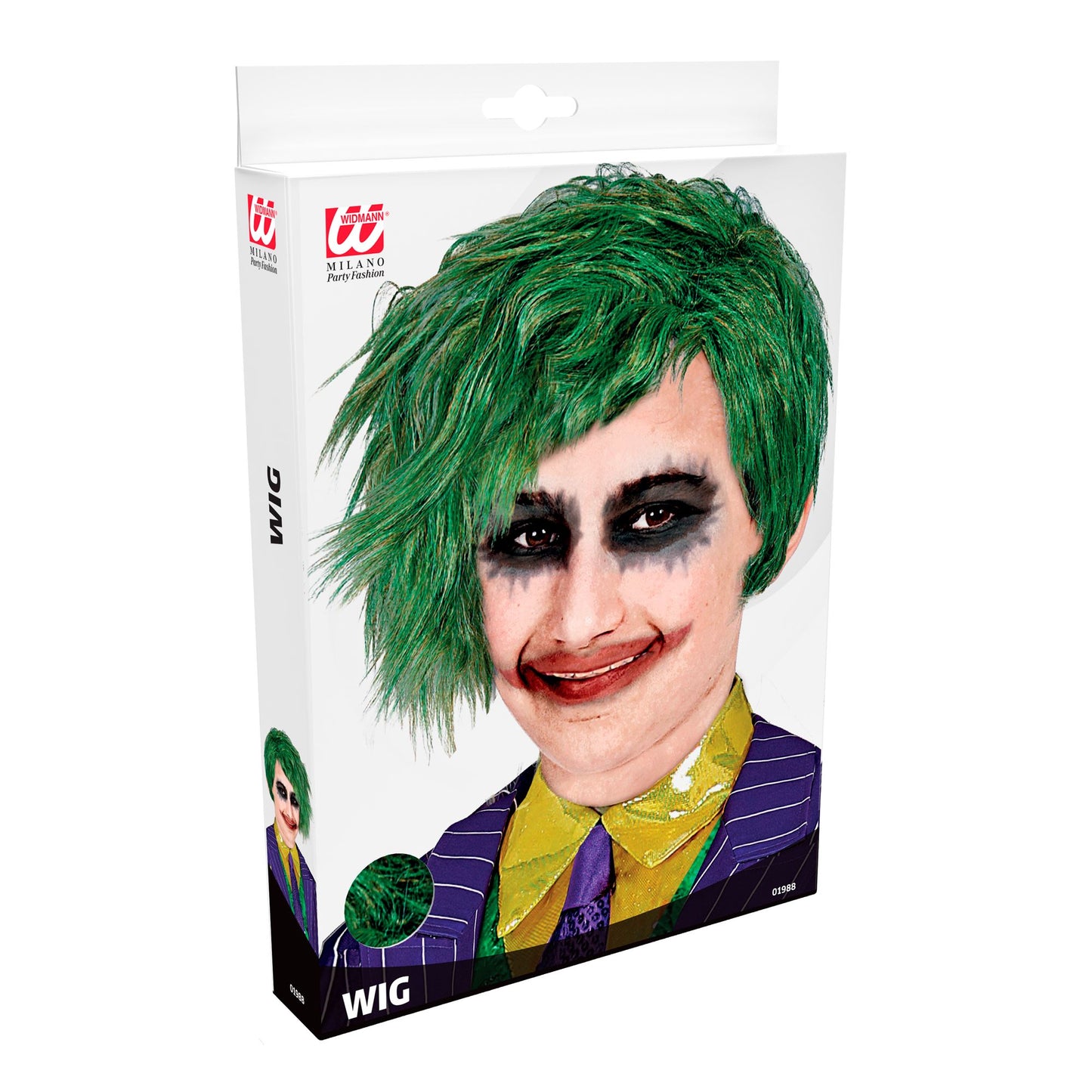 "HORRORCLOWN PERÜCKE" in Box – Detailansicht