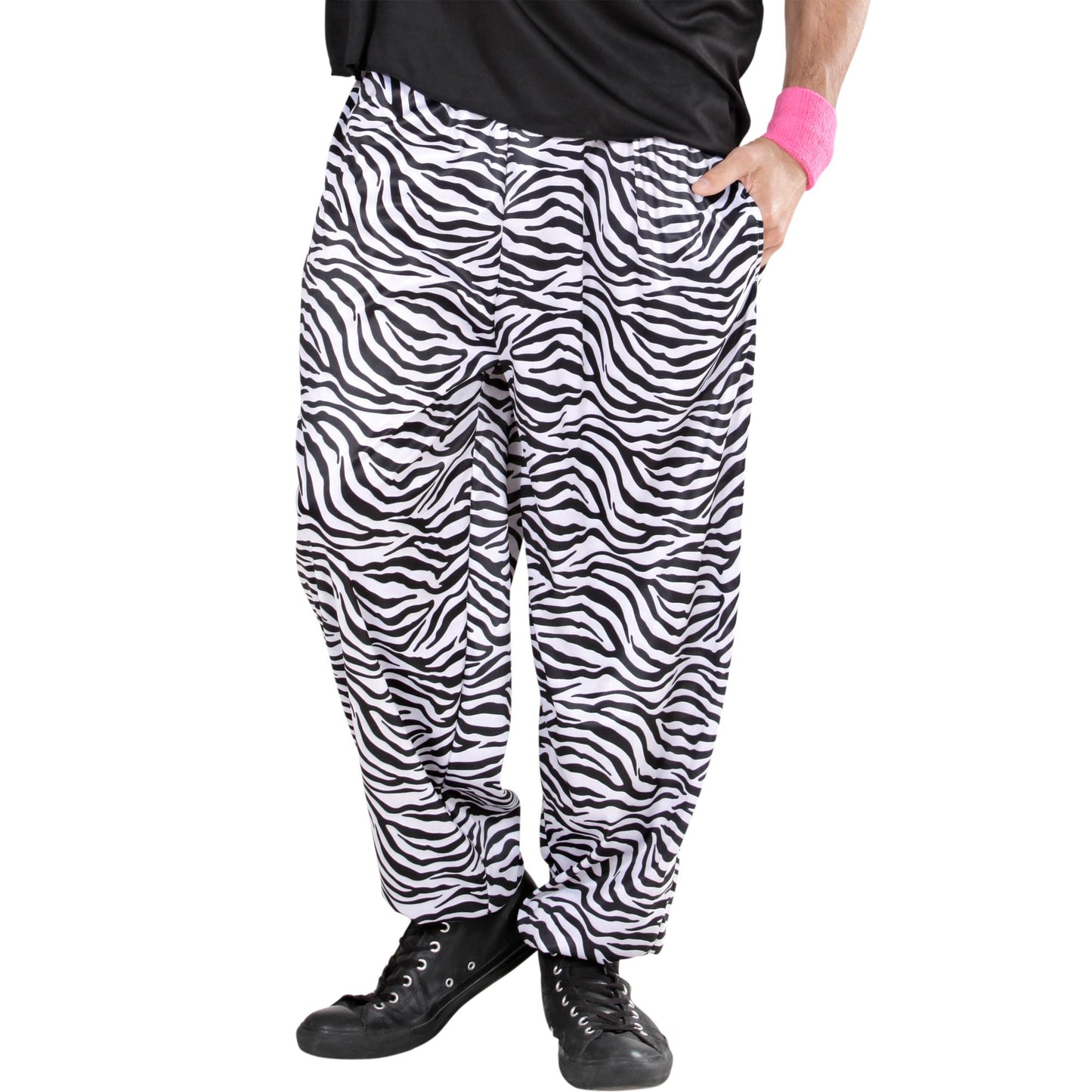"HOSE 80er JAHRE - ZEBRA" – Vorderansicht