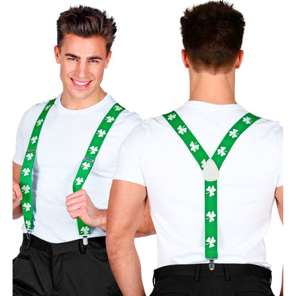 "HOSENTRÄGER ST. PATRICKS DAY KLEEBLATT" – Ansicht 4