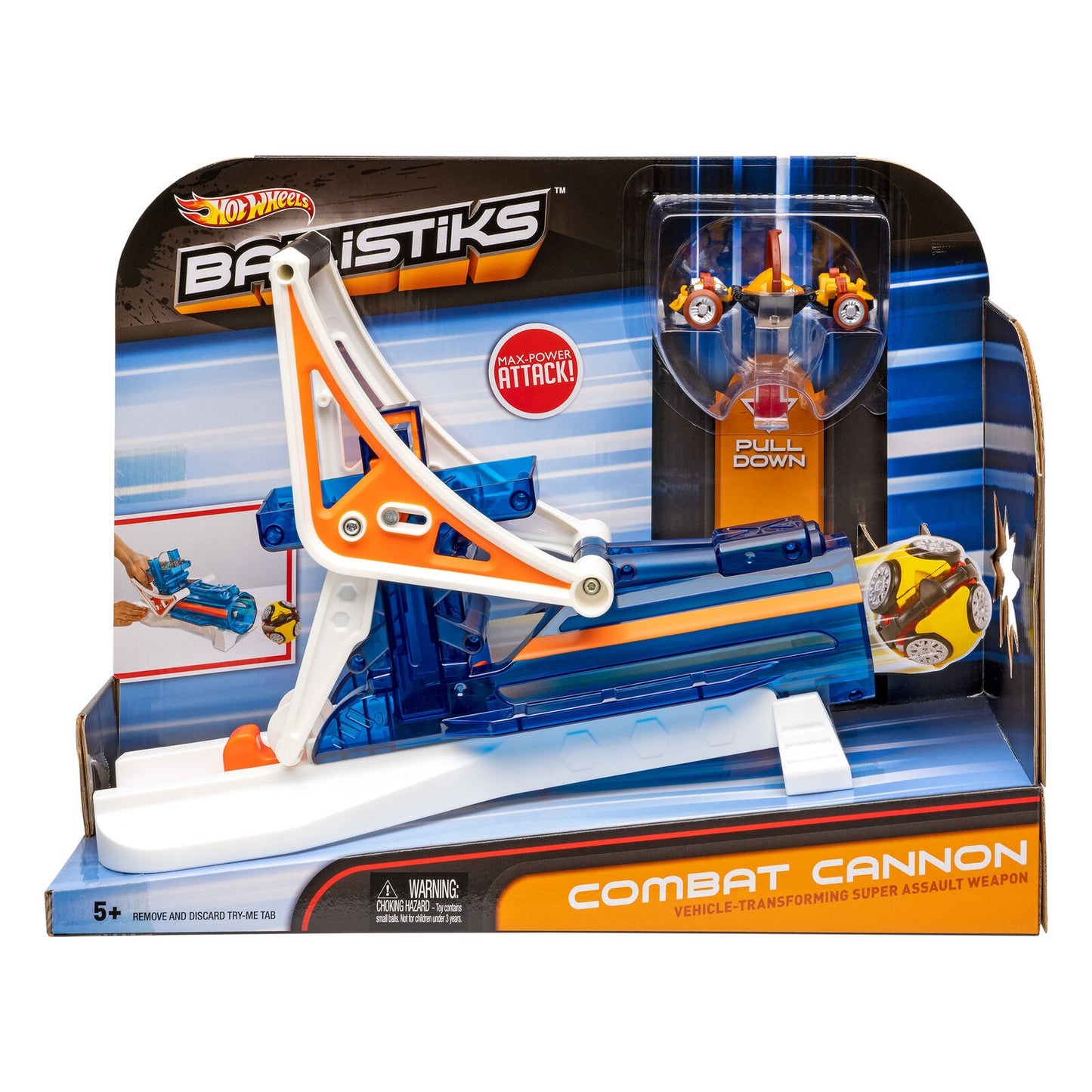 Hot Wheels, Ballistiks Combat Cannon, Auto-Spielset, Für Jungen