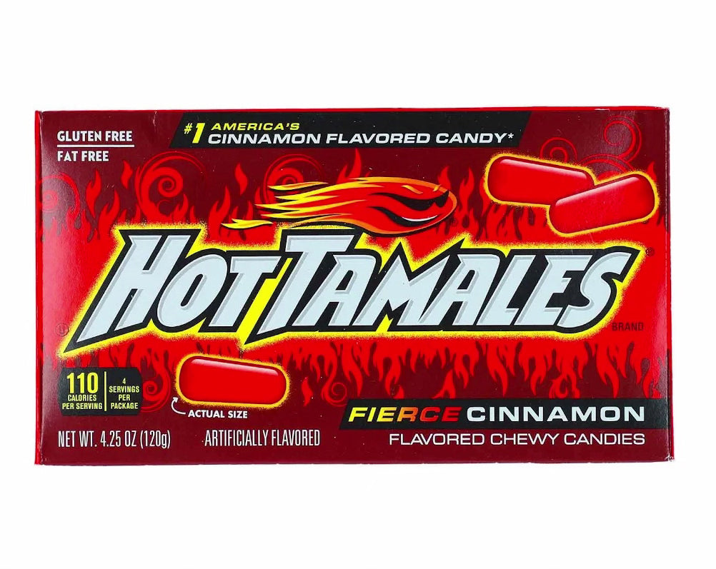 Hot Tamales Fierce Cinnamon 120g intensiver Zimt Bonbon