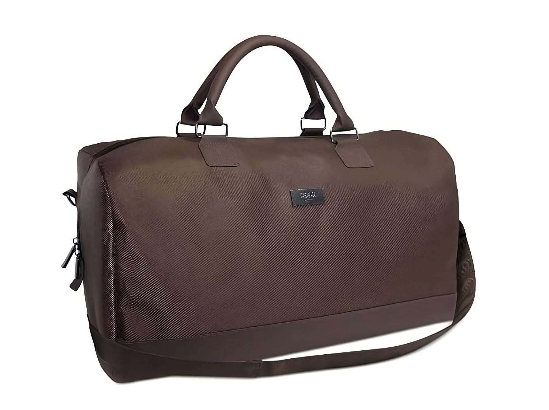Hugo Boss Hugo Boss, Duffle, Kunstleder, Textilhandtasche, Wochenendtasche, Dunkelbraun, 50 x 18 x 31 cm Regular