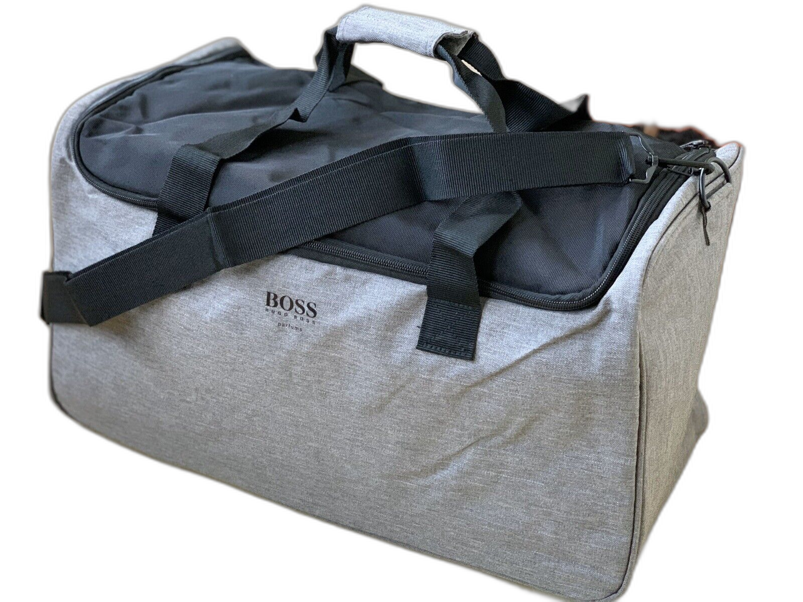 Hugo Boss Hugo Boss, Hugo Boss, Polyester, Textiltasche, Fitnessstudio, Grau, Für Männer Regular