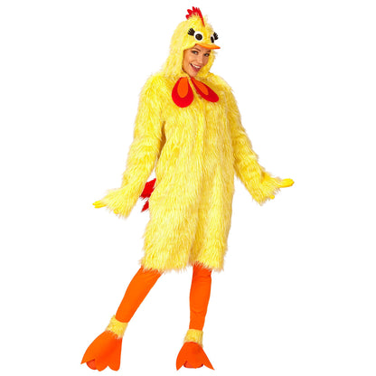 "HUHN AUS PLÜSCH" (Overall mit Kapuze, Leggings, Stiefelüberzieher) – Ansicht 3