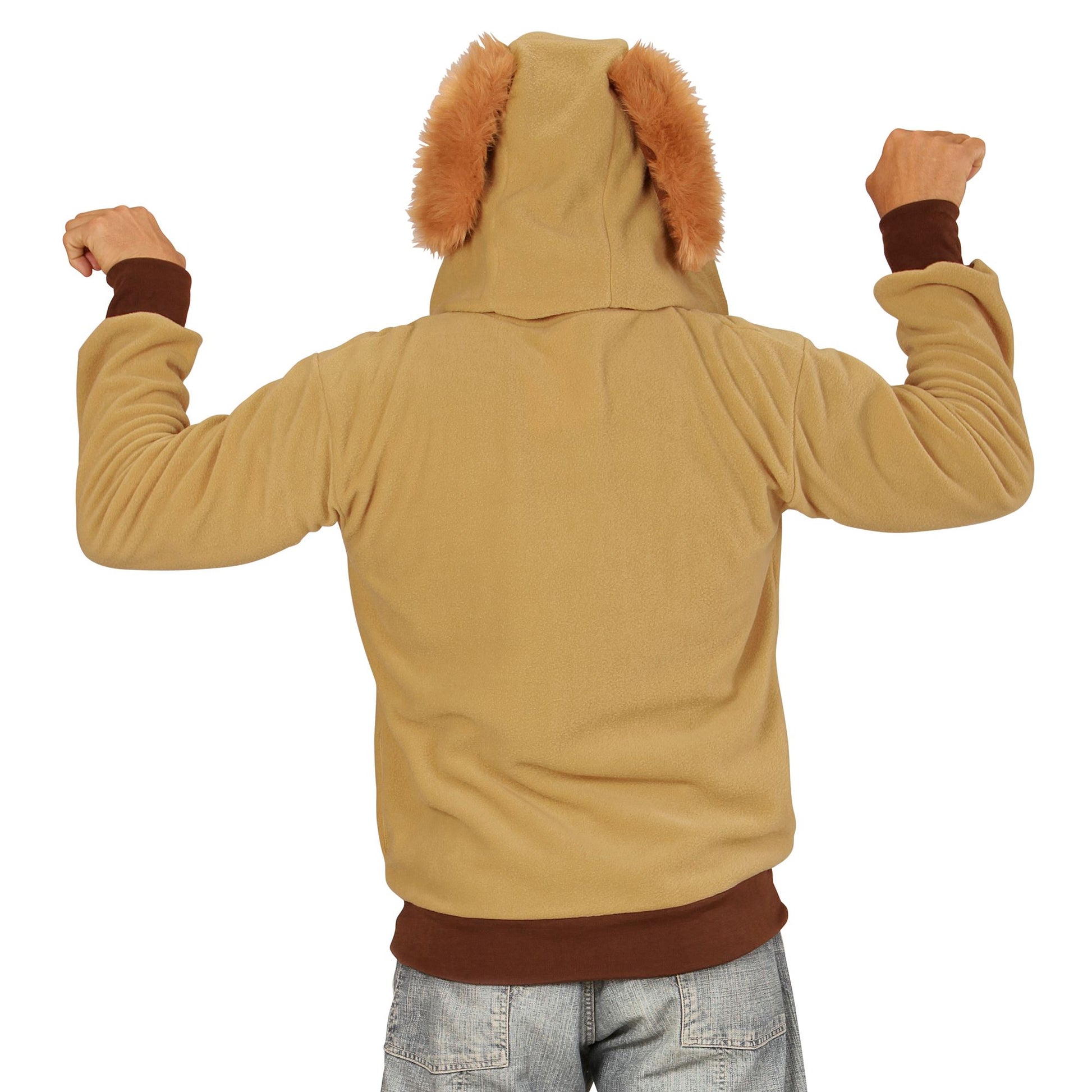 "HUND" (Fleecejacke mit Kapuze) – Ansicht 4