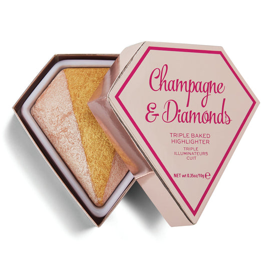I Heart Revolution I Heart Revolution, Champagne & Diamonds, Highlighter-Puder, Dreifach gebacken, 10 g Regular
