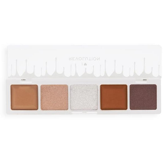 I Heart Revolution I Heart Revolution, Mini Chocolate, Lidschattenpalette, Weiße Vanillecreme, 5 Schattierungen, 5.5 g Regula