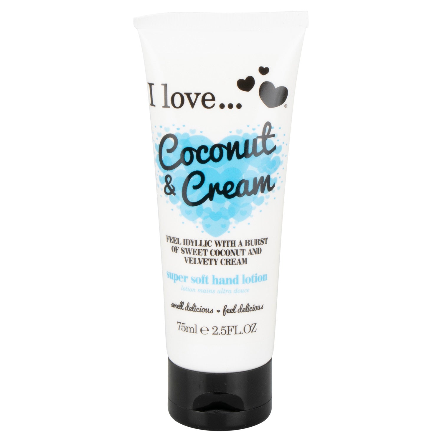 I Love I Love, I Love..., Hydratisierend, Handlotion, Kokosnuss & Sahne, 75 ml Regular
