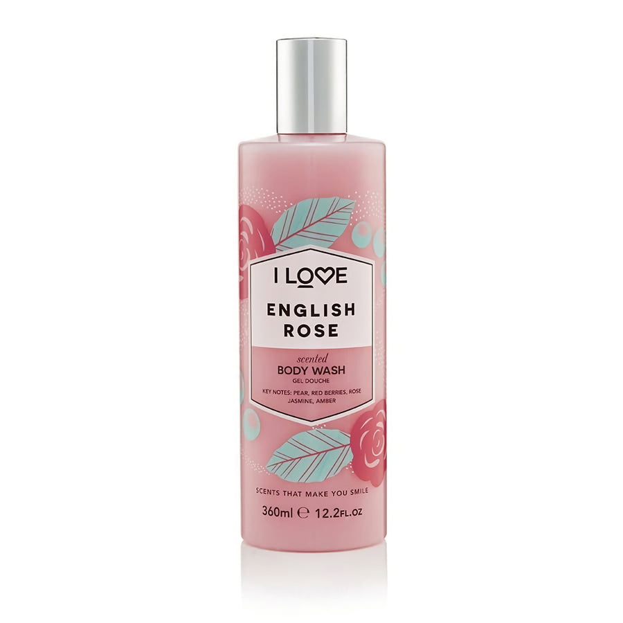 I Love I Love, English Rose, Hydratisierend, Duschgel, 360 ml Regular