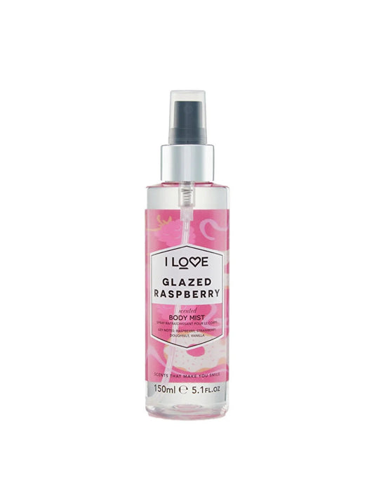 I Love I Love, Signature Collection, Nebelspray, Glasierte Himbeere, Über den ganzen Körper, 165 ml Regular