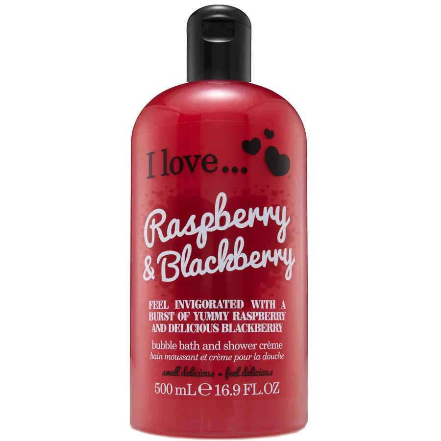 I Love, Raspberry & Blackberry, Duschgel, 500 ml