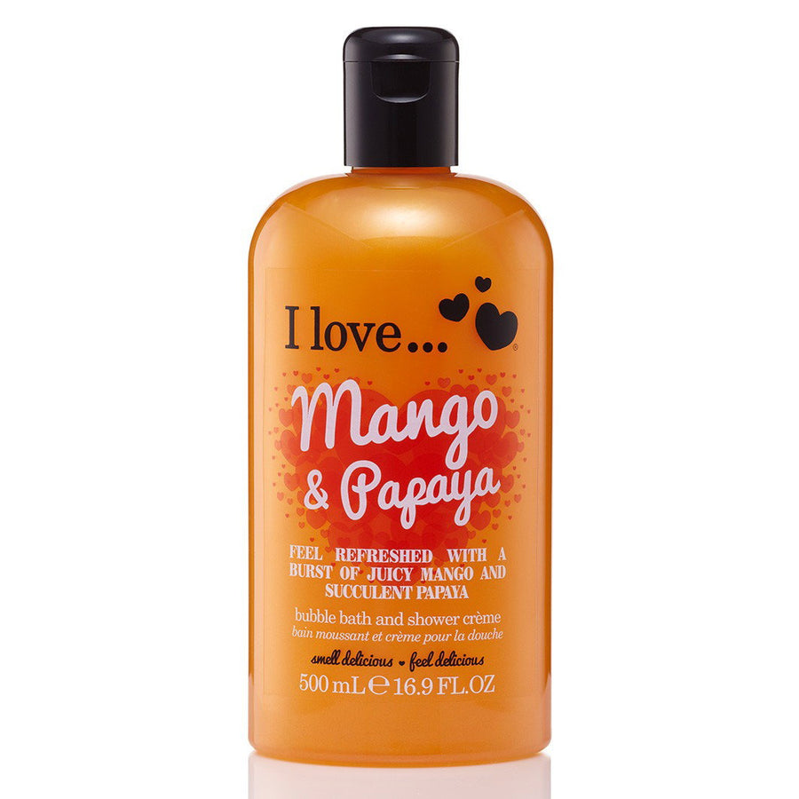 I Love I Love, Mango & Papaya, Reinigung, Duschgel, 500 ml Regular
