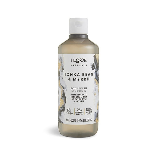 I Love I Love, Naturals Collection, Hydratisierend, Tonkabohne & Myrrhe, Duschgel, 500 ml Regular