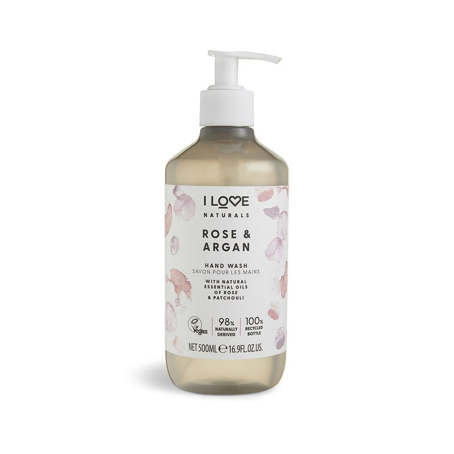 I Love I Love, Naturals Collection, Rose & Argan, Flüssigseife, Für Hände, 500 ml Regular