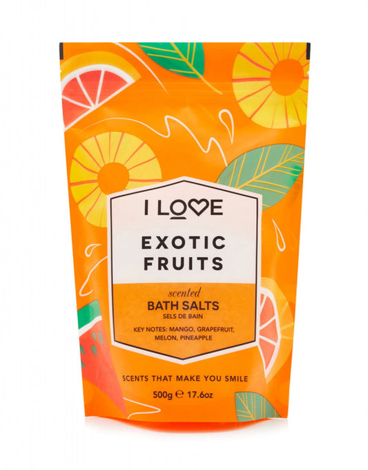 I Love I Love, Signature Collection, Exotische Früchte, Badesalz, 500 g Regular