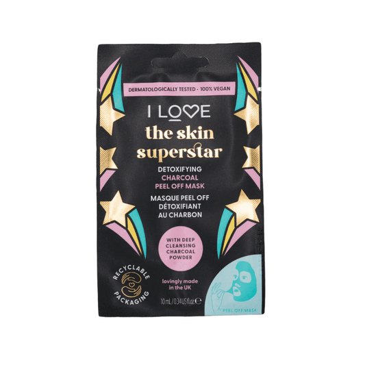 I Love I Love, Skin Superstar, Entgiftend, Gesichtsmaske, Für das Gesicht, 10 ml Regular