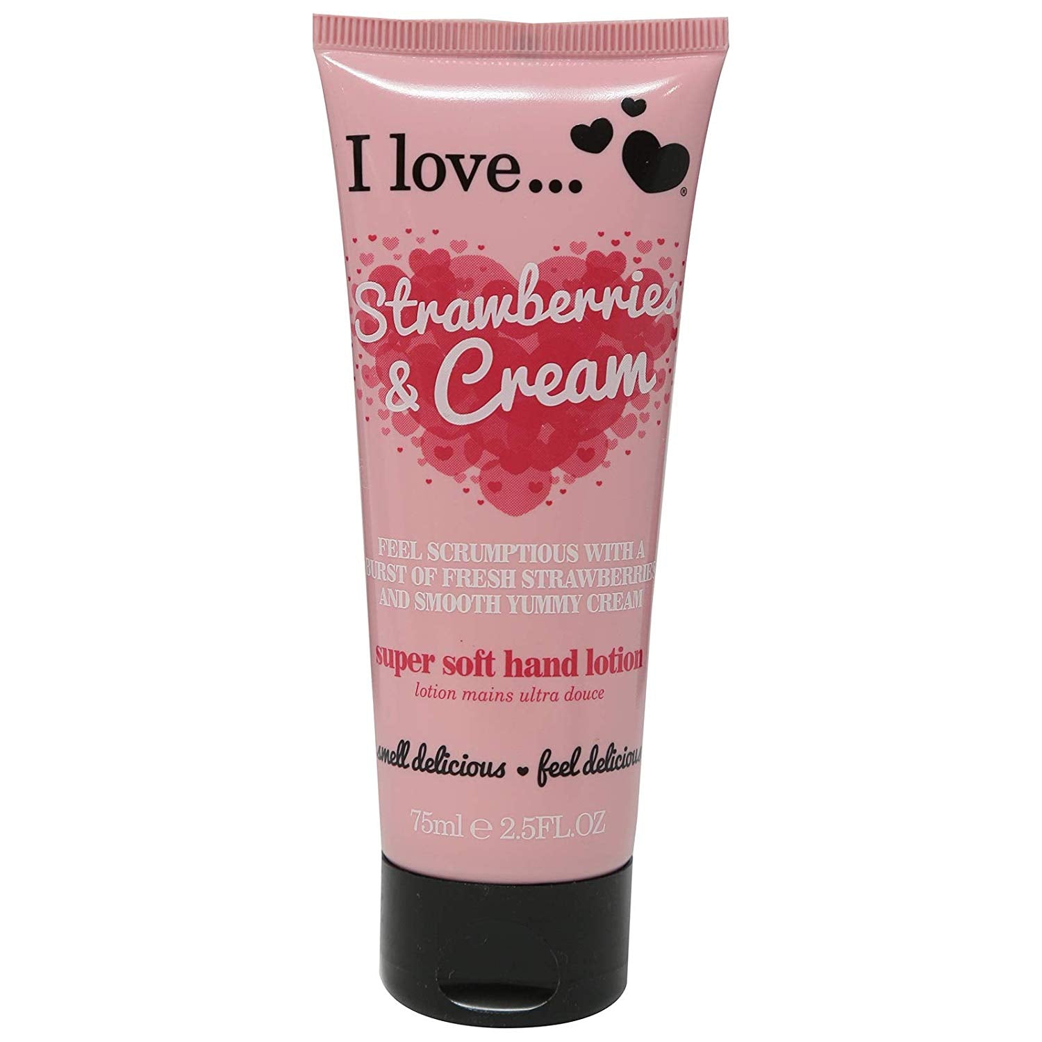 I Love I Love, Originals, Hydratisierend, Handlotion, Erdbeeren mit Sahne, 75 ml Regular