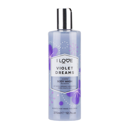 I Love I Love, Signature Collection, Vegan, Reinigung, Violette Träume, Duschgel, 360 ml Regular