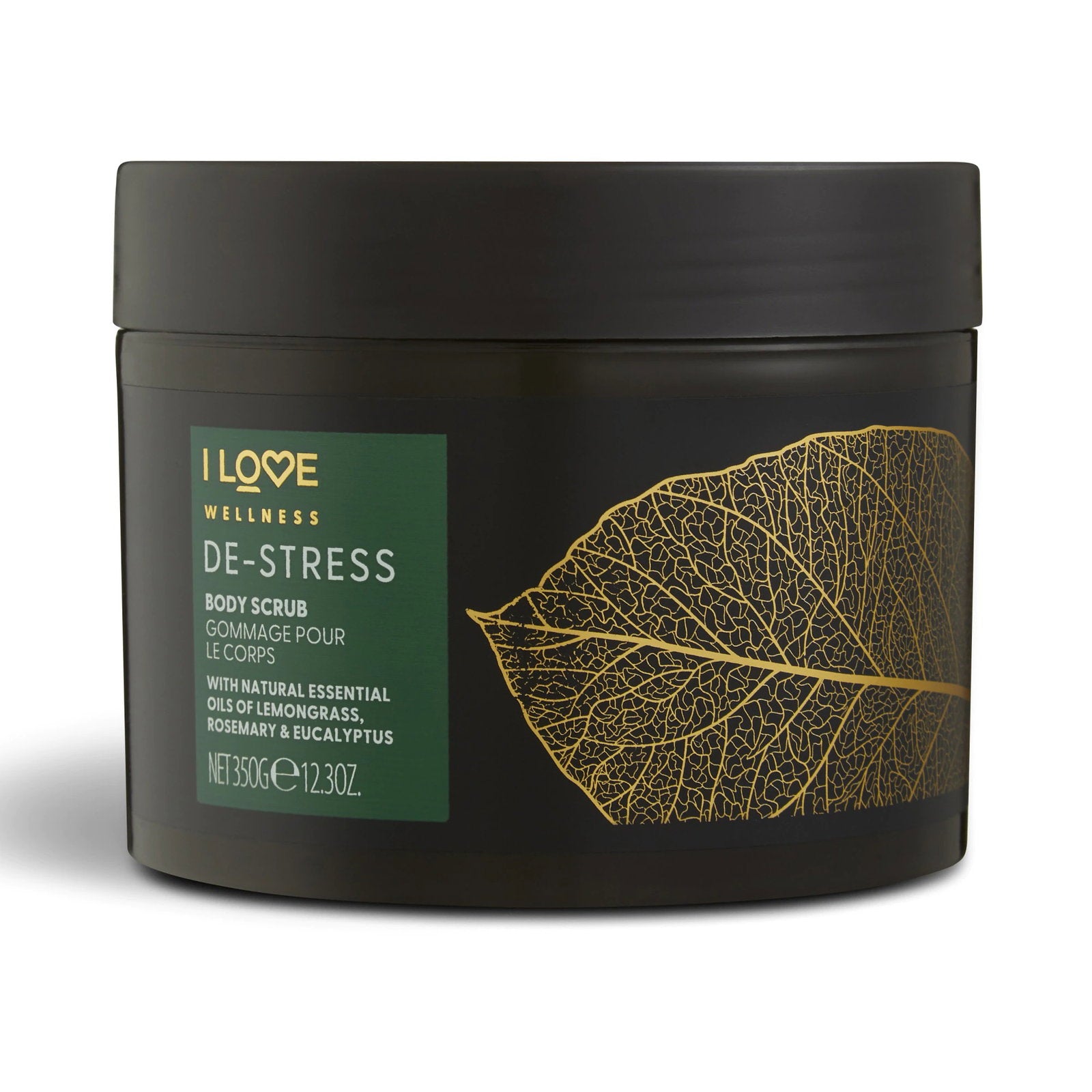 I Love I Love, Wellness De-Stress, Vegan, Peeling, Körperpeeling, 350 g Regular
