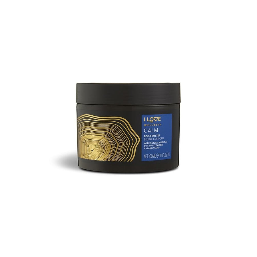 I Love I Love, Wellness Calm, Vegan, Hydratisierend, Ylang Ylang & Lavendel, Körperbutter, 300 ml Regular