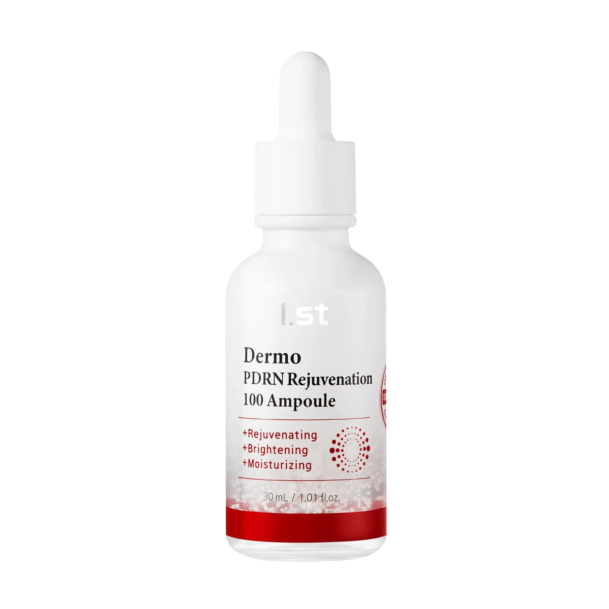 I.ST, Dermo PDRN Rejuvenation 100 Ampoule, Beruhigend und feuchtigkeitsspendend, Täglich, Serum, Für das Gesicht, 30 ml