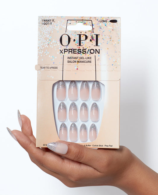 OPI OPI Xpress-On Uñas Artificiales Nail Art I Want It I Got It 30 Stück künstliche Nägel Nagelpflege