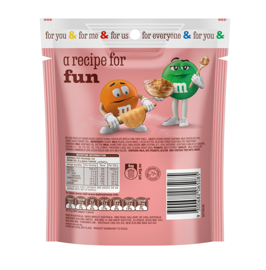 M&M'S Cookie Dough Schokolinsen 120g
