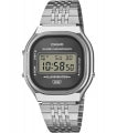 CASIO COLLECTION & VINTAGE CASIO VINTAGE EDGY COLLECTION A140WE-8AEF digitale Armbanduhr in Grau – Seitenansicht