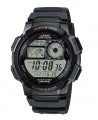 CASIO SPORT Mod. DIVER - WORLD TIME ILLUMINATOR 5 ALARMS, 10 YEARS BATTERY - BLACK
