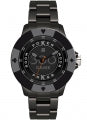 LIGHT TIME POKER All Black Uhr – Detailansicht