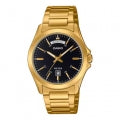 CASIO COLLECTION & VINTAGE Casio Collection Day & Date Gold Armbanduhr MTP-1370G-1AVDF – Seitenansicht