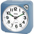 ELITE Sveglia silent con luce e snooze - AZZURRO - Silent alarm clock with light and snooze - LIGHT BLUE