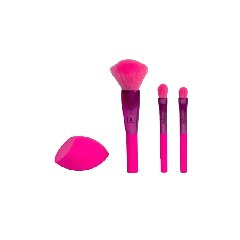 IDC Institute 4-teiliges Make-up-Pinsel- und Blender-Set