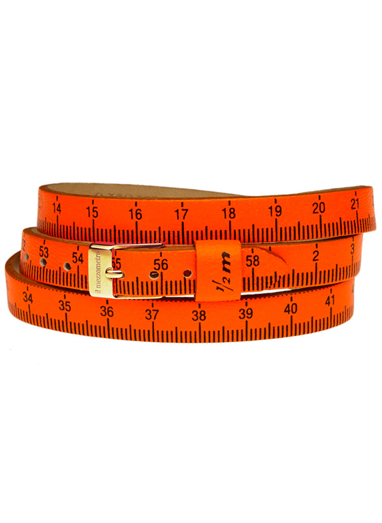 IL MEZZOMETRO Mod. FLUO - Bracciale in pelle/leather bracelet BMS1108_S Schmuck