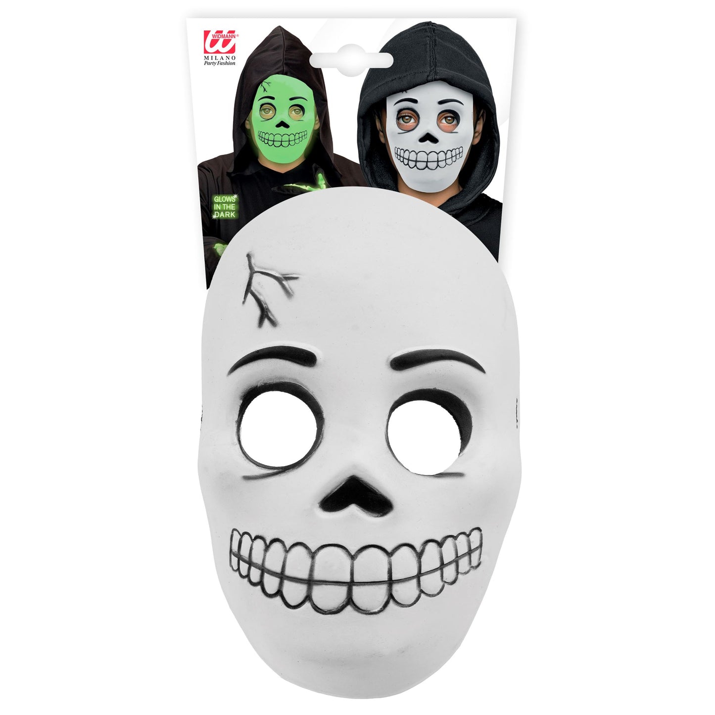 "IM DUNKELN LEUCHTENDE EVA TOTENKOPFMASKE" – Ansicht 3