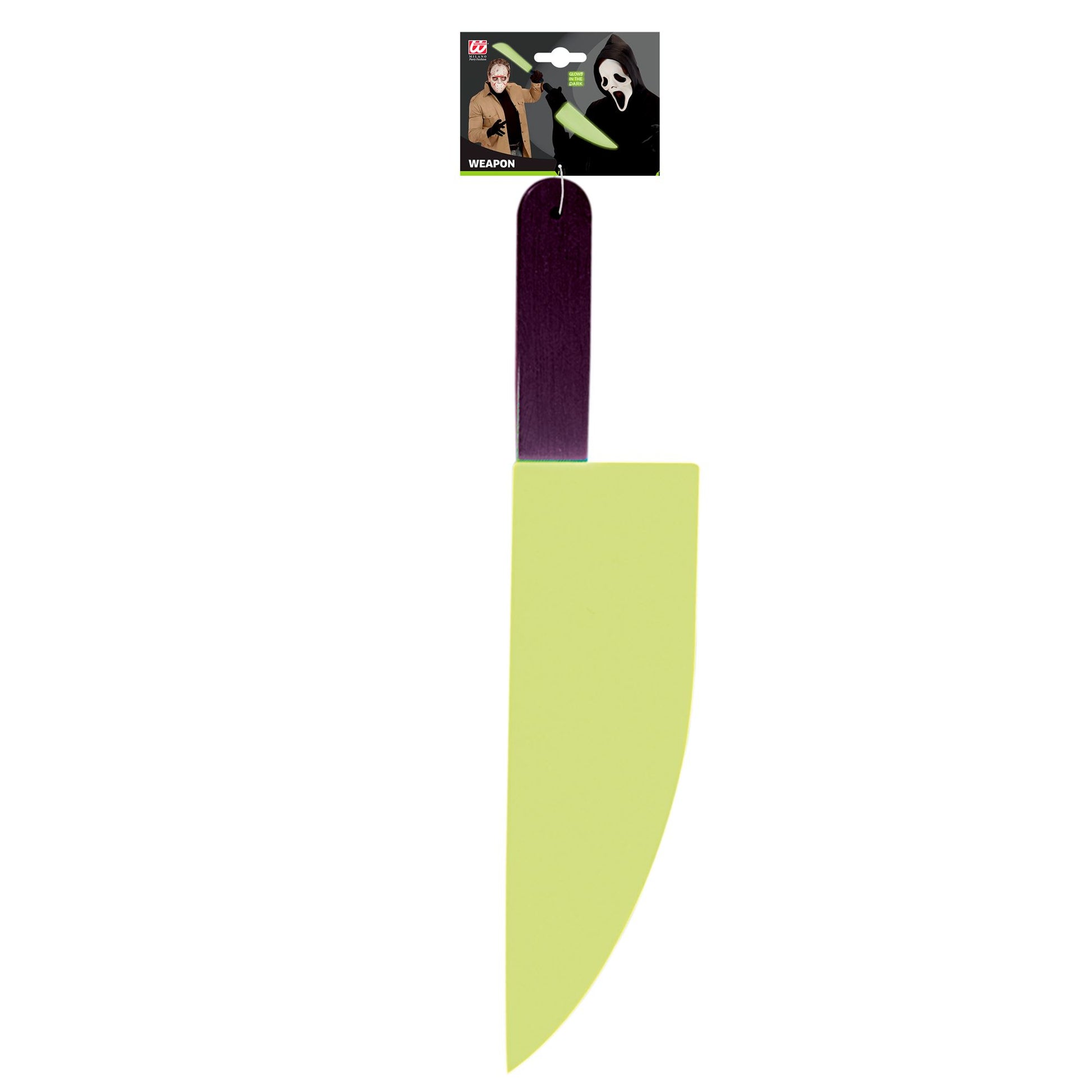 "IM DUNKELN LEUCHTENDES MESSER" 49 cm – Detailansicht