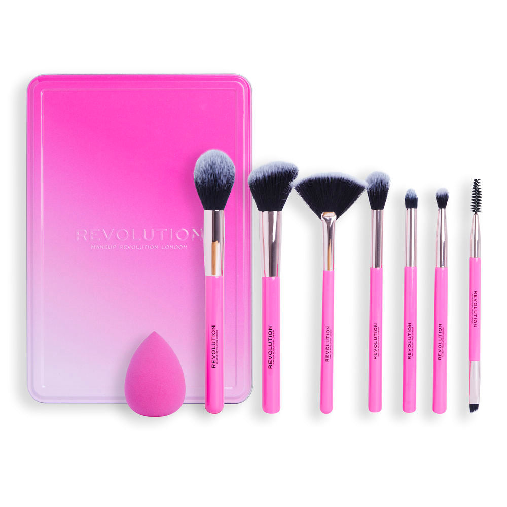 Revolution Make Up The Brush Edit Gift 8-teiliges Make-up-Pinselset