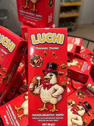 Luchi Milk Cream Filled Chicken Chocolate 50 g