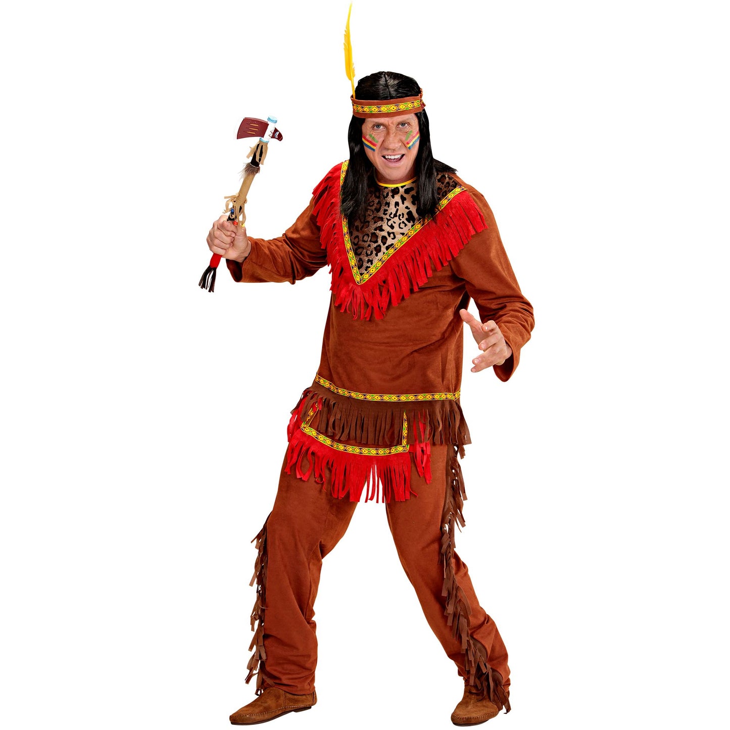 "INDIANER" (Kasack, Hose, Stirnband mit Feder) – Ansicht 3