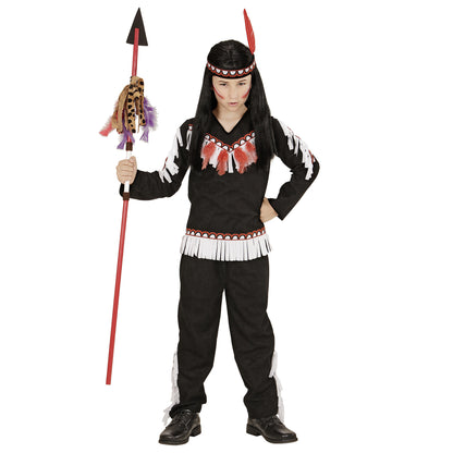 "INDIANER" (Oberteil, Hose, Stirnband) – Vorderansicht